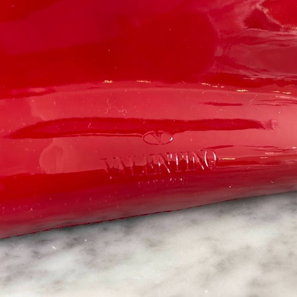 VALENTINO HISTOIRE ROUGE PATENT - Picture 4 of 8